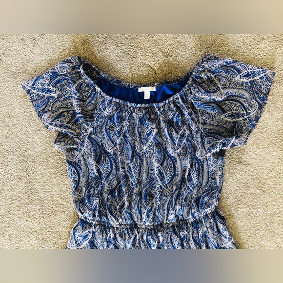 Westport Colorful Dress size 14 elastic neck and waist - Picture 6 of 11